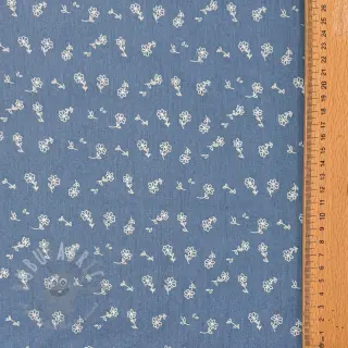 JEANS STRETCH Small retro flowers jeans
