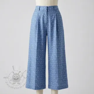 JEANS STRETCH Small retro flowers jeans