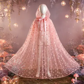 Til Flock shiny hearts old pink