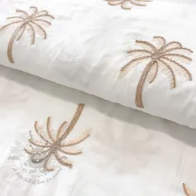 Pamuk VOILE EMBROIDERY Palm cream