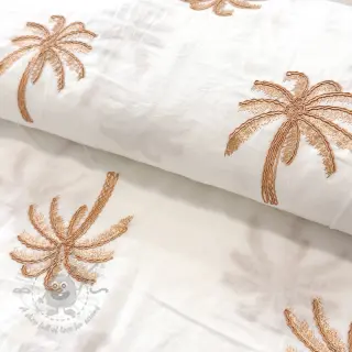 Pamuk VOILE EMBROIDERY Palm naturals