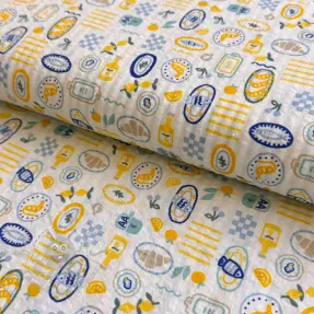Pamuk Bubble Stripe design C digital print