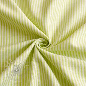 Lan s pamukom Stripe lime