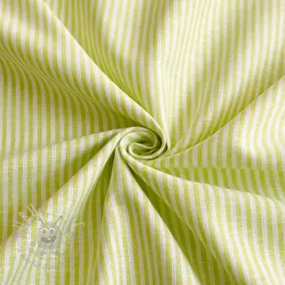 Lan s pamukom Stripe lime