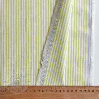 Lan s pamukom Stripe lime