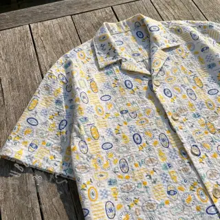 Pamuk Bubble Stripe design C digital print