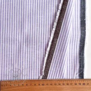 Lan s pamukom Stripe purple