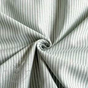 Lan s pamukom Stripe pastel green