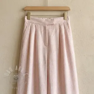 Lan s pamukom Stripe rose