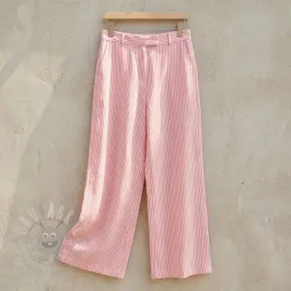 Lan s pamukom Stripe salmon
