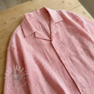 Lan s pamukom Stripe red