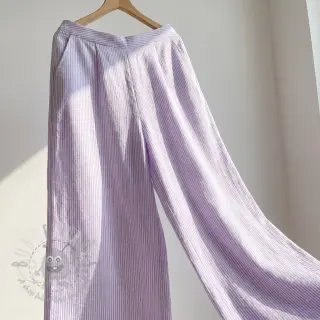 Lan s pamukom Stripe purple