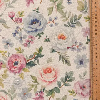 Dekorativna tkanina Linenlook Romance digital print