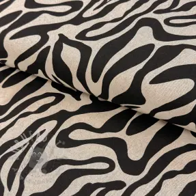 Dekorativna tkanina Linenlook Animal black