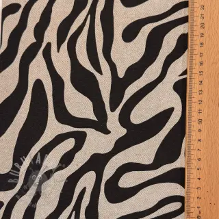 Dekorativna tkanina Linenlook Animal black