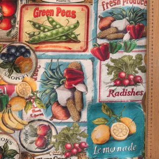 Dekorativna tkanina Vegetables digital print