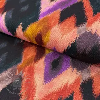 Dekorativna tkanina SLUB Abstract multi digital print