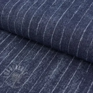 JEANS DENIM Stripe in stripe indigo
