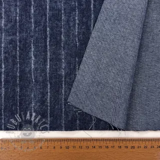 JEANS DENIM Stripe in stripe indigo
