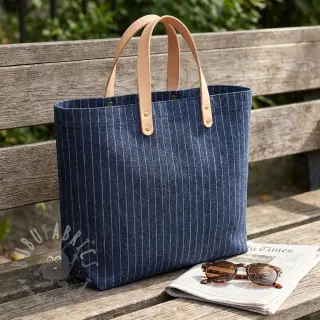 JEANS DENIM Stripe in stripe indigo