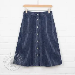 JEANS DENIM Stripe in stripe indigo