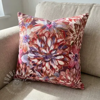 Dekorativna tkanina Peony orange digital print