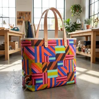 Dekorativna tkanina Stripes multi digital print
