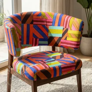 Dekorativna tkanina Stripes multi digital print