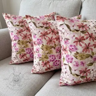 Dekorativna tkanina Floralia pink digital print