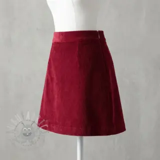 Perivi baršun pliš dark red