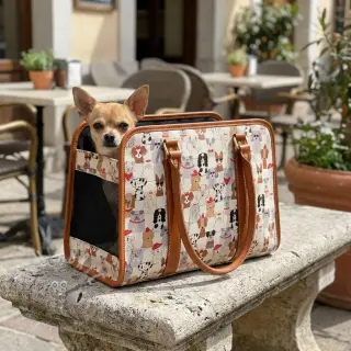 Dekorativna tkanina Linenlook Dog Dress Up