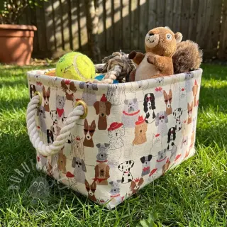 Dekorativna tkanina Linenlook Dog Dress Up