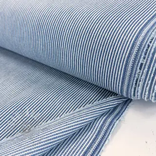 JEANS DENIM 8.5 OZ Small stripe light blue