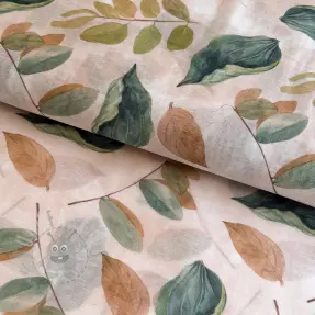 Liocel s lanom i svilom Retro Flowers design A