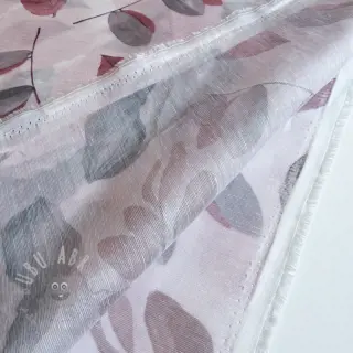Liocel s lanom i svilom Retro Flowers design B
