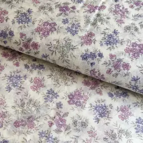 Liocel s lanom i svilom Retro Flowers design C