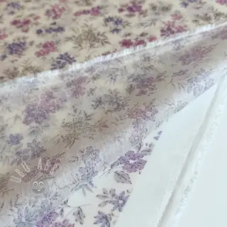 Liocel s lanom i svilom Retro Flowers design C