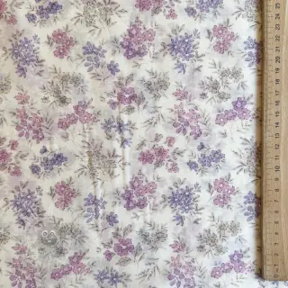 Liocel s lanom i svilom Retro Flowers design C