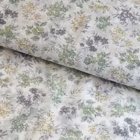 Liocel s lanom i svilom Retro Flowers design D