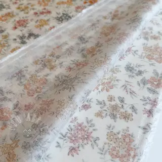 Liocel s lanom i svilom Retro Flowers design E