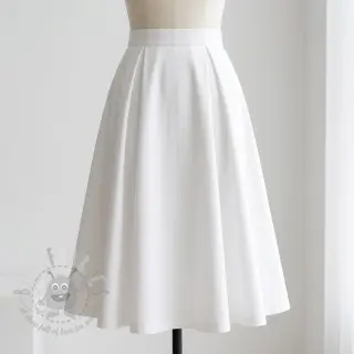Pamuk TWILL Mango white