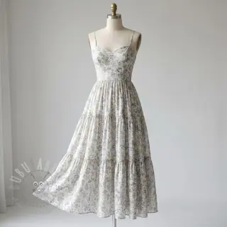 Liocel s lanom i svilom Retro Flowers design D