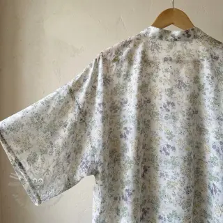 Liocel s lanom i svilom Retro Flowers design D