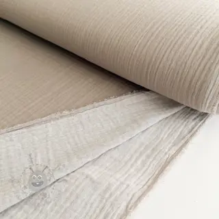 Tetra Tkanina/Muslin DOUBLE FACE pebble