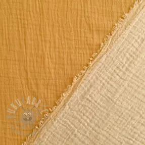 Tetra Tkanina/Muslin DOUBLE FACE old yellow