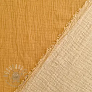 Tetra Tkanina/Muslin DOUBLE FACE old yellow