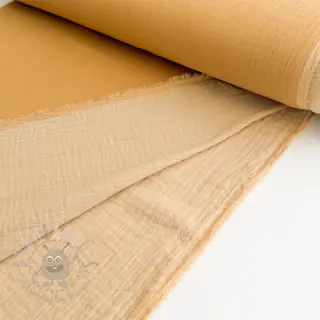 Tetra Tkanina/Muslin DOUBLE FACE old yellow