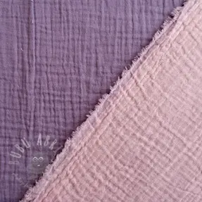 Tetra Tkanina/Muslin DOUBLE FACE lavender