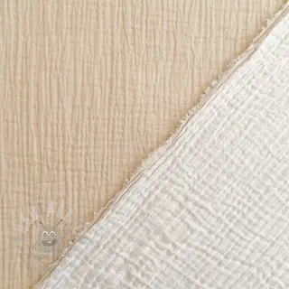 Tetra Tkanina/Muslin DOUBLE FACE sand