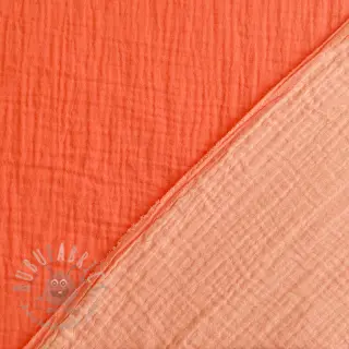 Tetra Tkanina/Muslin DOUBLE FACE peach